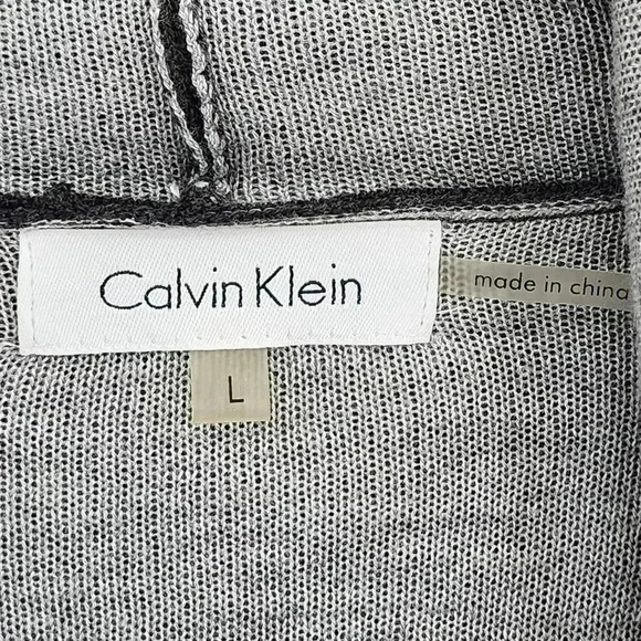 Calvin Klein Open Front Waterfall Women's Sweater Cardigan L - Picture 5 of 8